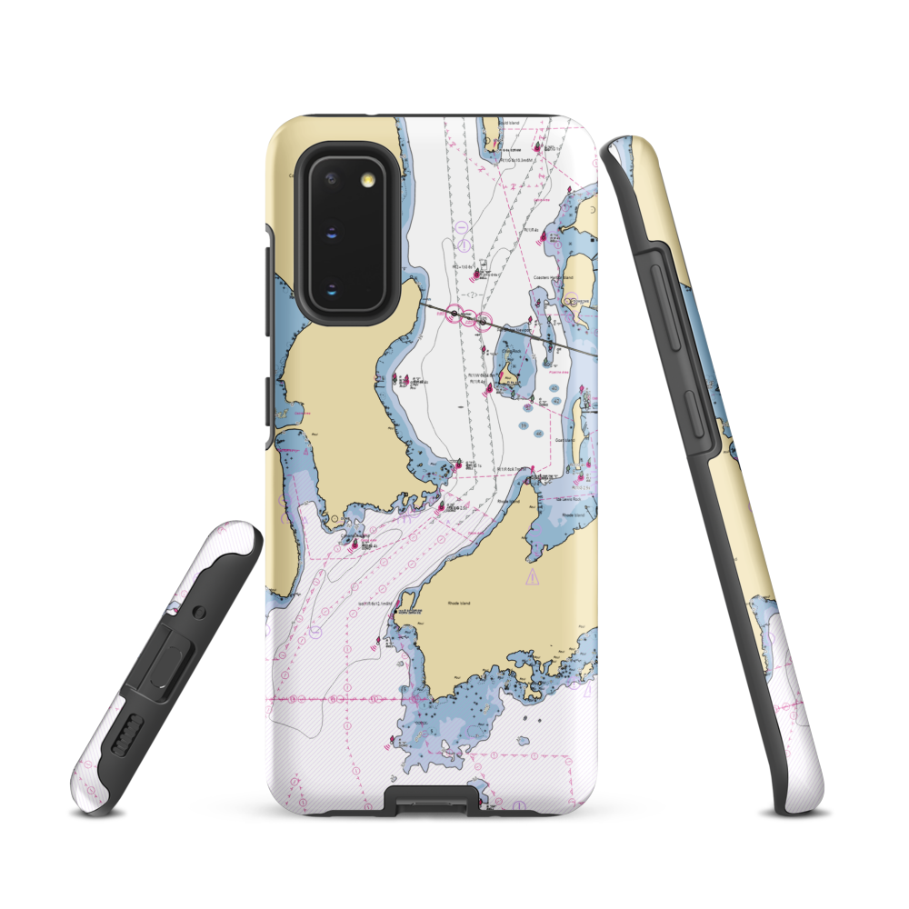 Livingston Marine (Newport, RI) NOAA Chart Samsung Phone Case Samsung Galaxy S20 model shown
