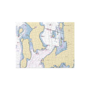 Livingston Marine (Newport, RI) NOAA Chart Jigsaw Puzzle