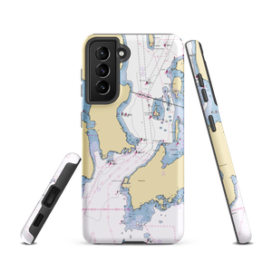 Safe Harbor Jamestown Boatyard (Newport, RI) NOAA Chart Samsung Phone Case