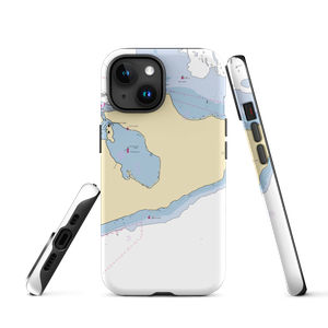 Montauk Lake Club Marina (West Mystic, CT) NOAA Chart  Tough iPhone Case