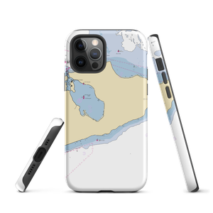 Montauk Lake Club Marina (West Mystic, CT) NOAA Chart  Tough iPhone Case