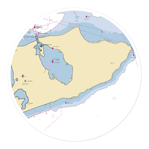 Montauk Lake Club Marina (West Mystic, CT) NOAA Chart Sticker