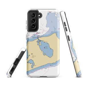 Montauk Anglers Club & Marina (West Mystic, CT) NOAA Chart Samsung Phone Case