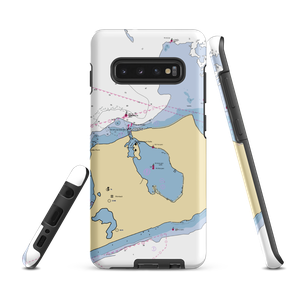 Montauk Anglers Club & Marina (West Mystic, CT) NOAA Chart Samsung Phone Case