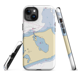 East Lake Marina (West Mystic, CT) NOAA Chart  Tough iPhone Case