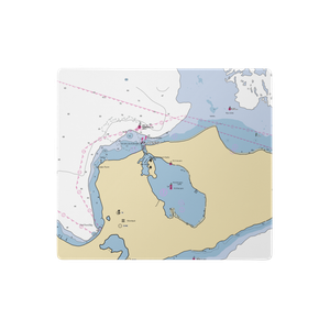 East Lake Marina (West Mystic, CT) NOAA Chart  Gaming Mouse Pad