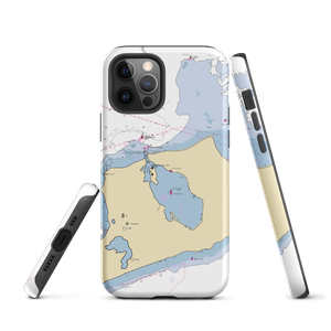 Safe Harbor Montauk Yacht Club (West Mystic, CT) NOAA Chart  Tough iPhone Case