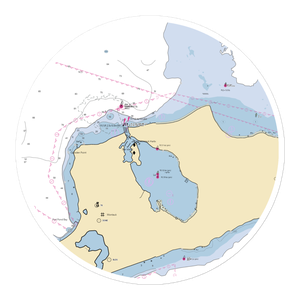 Safe Harbor Montauk Yacht Club (West Mystic, CT) NOAA Chart Sticker