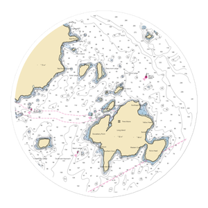 Lunt & Lunt Marina (Swans Island, ME) NOAA Chart Sticker