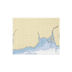 Four Mile River Marina (South Lyme, CT) NOAA Chart Jigsaw Puzzle