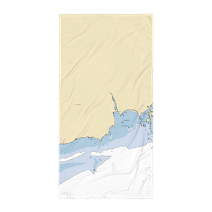 Four Mile River Marina (South Lyme, CT) NOAA Chart Towel