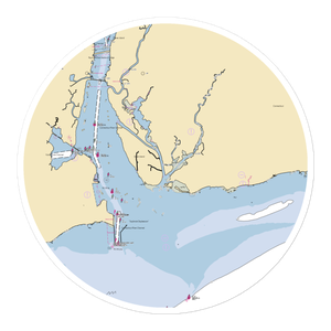 Black Hall Marina (South Lyme, CT) NOAA Chart Sticker