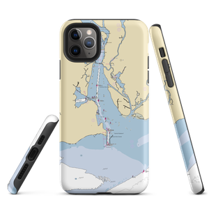 Harbor One Marina (Old Saybrook, CT) NOAA Chart  Tough iPhone Case