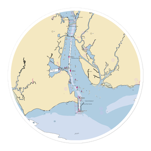 Harbor One Marina (Old Saybrook, CT) NOAA Chart Sticker