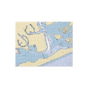 Sheepshead Bay Piers (Brooklyn, NY) NOAA Chart Jigsaw Puzzle