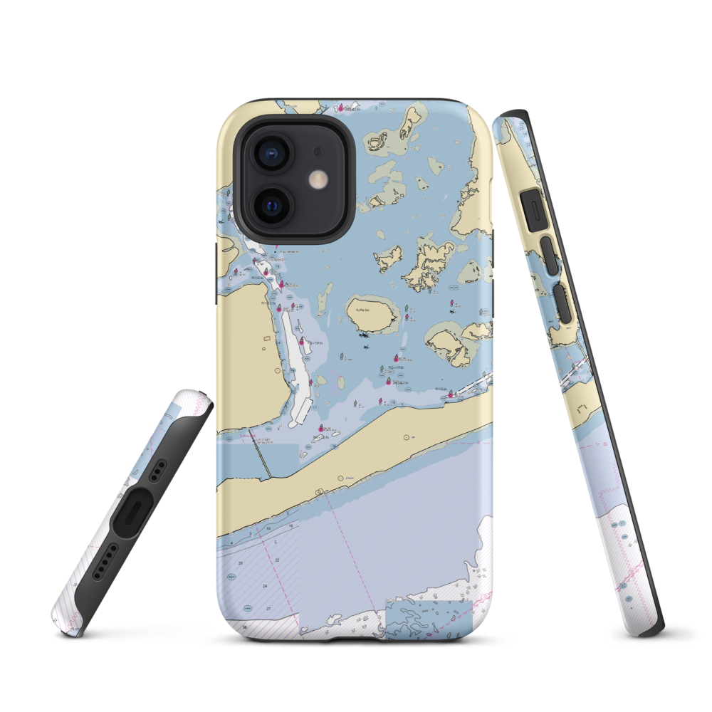Miramar Yacht Club (Brooklyn, NY) NOAA Chart  Tough iPhone Case iPhone 12 model shown