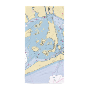 Corvett's Auto & Boat Fiberglass (Brooklyn, NY) NOAA Chart Towel