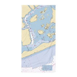 Sheepshead Bay Yacht Club (Brooklyn, NY) NOAA Chart Towel