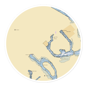 El Caribe Country Club (Brooklyn, NY) NOAA Chart Sticker