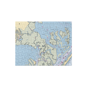 Cape Horn Marina (New Gretna, NJ) NOAA Chart Jigsaw Puzzle