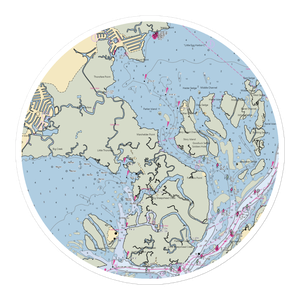 Cape Horn Marina (New Gretna, NJ) NOAA Chart Sticker