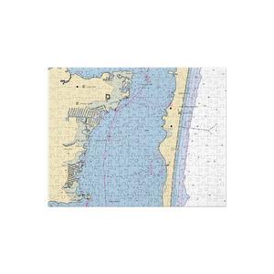 Holly Park Beach Club (Ocean Gate, NJ) NOAA Chart Jigsaw Puzzle