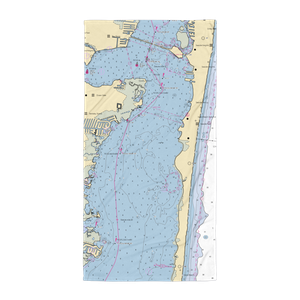 Holly Park Beach Club (Ocean Gate, NJ) NOAA Chart Towel