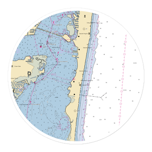 Seaside Park Yacht Club (Brick, NJ) NOAA Chart Sticker