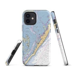 Beach Haven Yacht Club Marina (Beach Haven, NJ) NOAA Chart  Tough iPhone Case