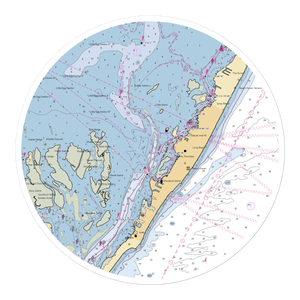 Beach Haven Yacht Club Marina (Beach Haven, NJ) NOAA Chart Sticker