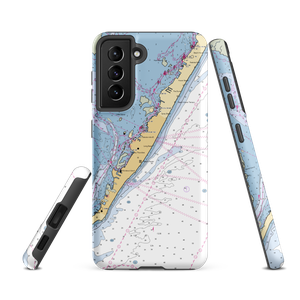 Polly's Dock & Rowboats (Beach Haven, NJ) NOAA Chart Samsung Phone Case