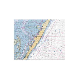 Polly's Dock & Rowboats (Beach Haven, NJ) NOAA Chart Jigsaw Puzzle