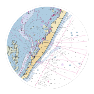 Polly's Dock & Rowboats (Beach Haven, NJ) NOAA Chart Sticker