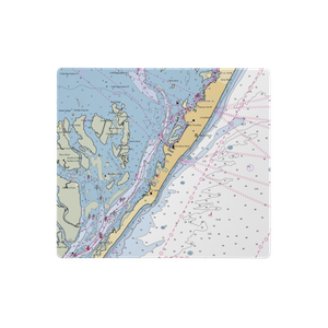 Mordecai Boat Basin (Beach Haven, NJ) NOAA Chart  Gaming Mouse Pad