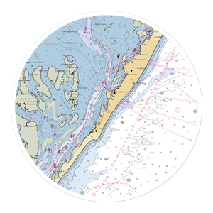 Mordecai Boat Basin (Beach Haven, NJ) NOAA Chart Sticker