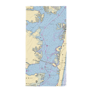 Hobby Lobby Marine (Island Heights, NJ) NOAA Chart Towel