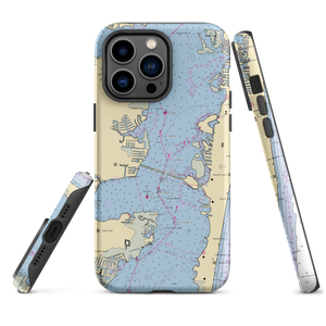 Pier One Motel & Marina (Brick, NJ) NOAA Chart  Tough iPhone Case