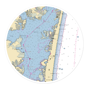 Lavallette Yacht Club (Lavallette, NJ) NOAA Chart Sticker