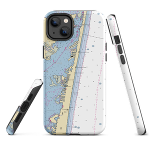 Chadwick Island Marina (Lavallette, NJ) NOAA Chart  Tough iPhone Case