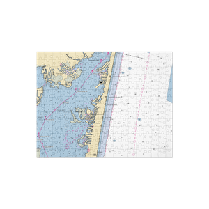 Chadwick Island Marina (Lavallette, NJ) NOAA Chart Jigsaw Puzzle