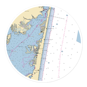 Chadwick Island Marina (Lavallette, NJ) NOAA Chart Sticker