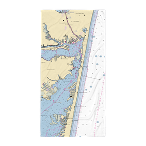 Mantoloking Yacht Club (Mantoloking, NJ) NOAA Chart Towel