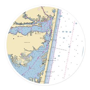 Mantoloking Yacht Club (Mantoloking, NJ) NOAA Chart Sticker