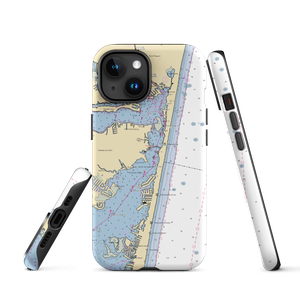 David Beaton & Sons, Inc. Boatyard (Mantoloking, NJ) NOAA Chart  Tough iPhone Case