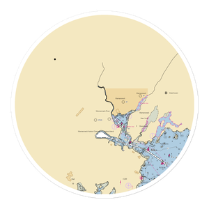 Derecktor New York (Mamaroneck, NY) NOAA Chart Sticker