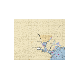 Safe Harbor Post Road (Mamaroneck, NY) NOAA Chart Jigsaw Puzzle