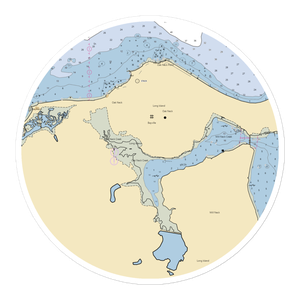 Village of Bayville (Cold Spring Harbor, NY) NOAA Chart Sticker