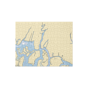 Reed Channel Marine (East Rockaway, NY) NOAA Chart Jigsaw Puzzle