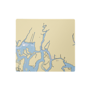 Reed Channel Marine (East Rockaway, NY) NOAA Chart  Gaming Mouse Pad