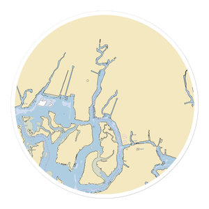 Reed Channel Marine (East Rockaway, NY) NOAA Chart Sticker